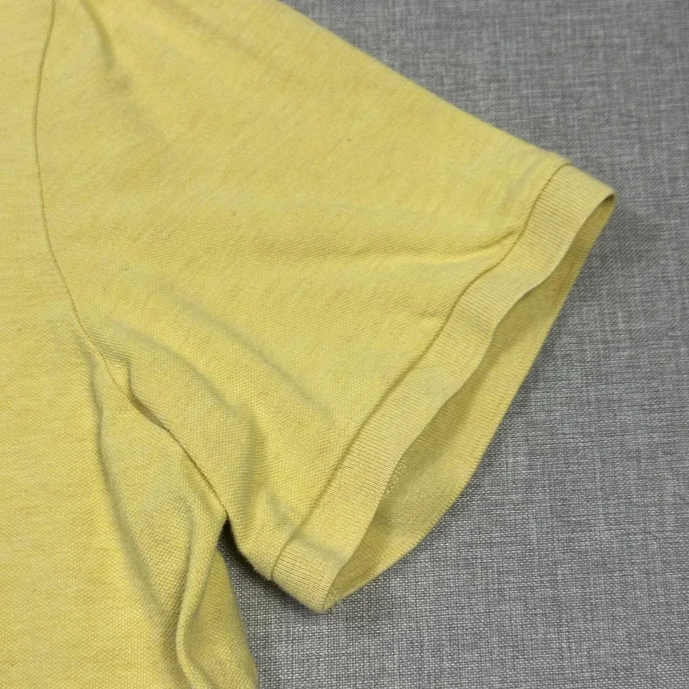 Polo Ralph Lauren Polo Shirt Mens 2XL Yellow Cotton Short Sleeve Embroidered